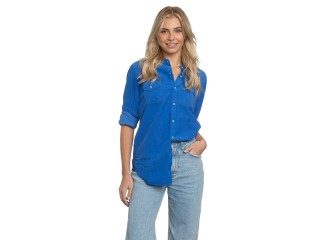 Western Shirt Peri Blue Cord