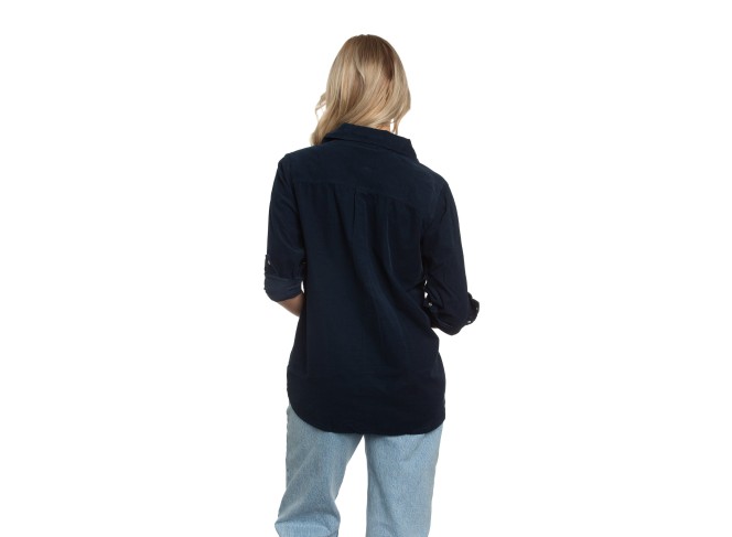 Western Shirt Navy Cord
